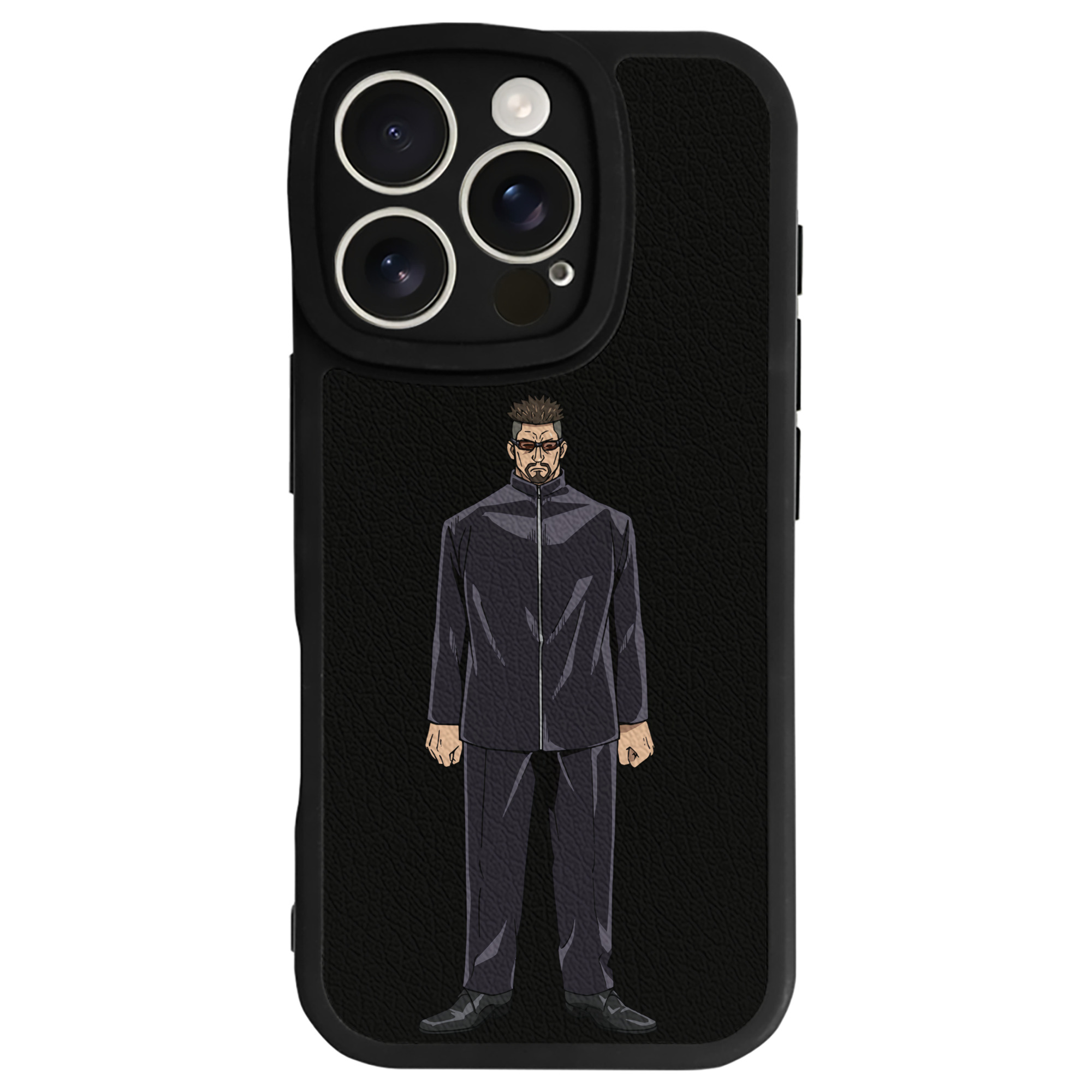 （画像用） 呪術廻戦 Jujutsu Kaisen 【iPhone 16シリーズ対応】シリコンスマホケース（レザー調） 材質：シリコン